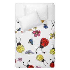 Seamless Pattern Nature Flowers Duvet Cover Double Side (Single Size) from ArtsNow.com