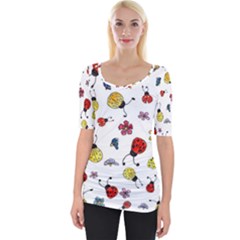 Wide Neckline T-Shirt 