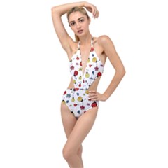 Plunging Cut Out Swimsuit 