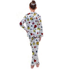 Kids  Satin Long Sleeve Pajamas Set 