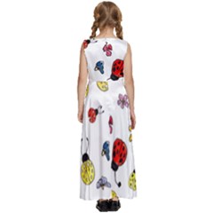 Kids  Satin Sleeveless Maxi Dress 