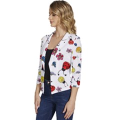 Women s Casual 3/4 Sleeve Spring Jacket 