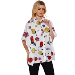 Women s Batwing Button Up Shirt 