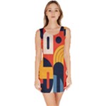 Abstract Pattern Design Bodycon Dress