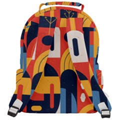 Rounded Multi Pocket Backpack 