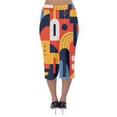 Midi Pencil Skirt 