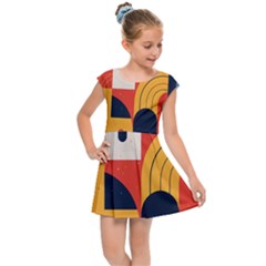 Kids  Cap Sleeve Dress 