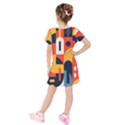 Kids  Short Sleeve Velvet Dress 