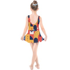 Kids  Skater Dress Swimsuit 