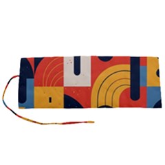 Abstract Pattern Design Roll Up Canvas Pencil Holder (S) from ArtsNow.com