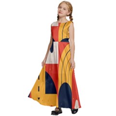 Kids  Satin Sleeveless Maxi Dress 