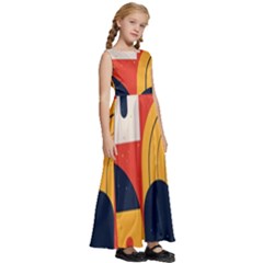 Kids  Satin Sleeveless Maxi Dress 