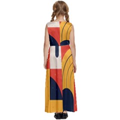 Kids  Satin Sleeveless Maxi Dress 