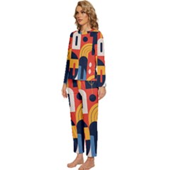 Womens  Long Sleeve Lightweight Pajamas Set 