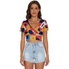 V-Neck Crop Top 