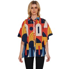 Women s Batwing Button Up Shirt 