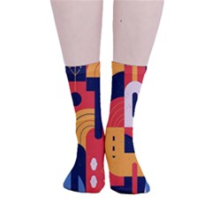 Smooth Crew Length Tube Socks 