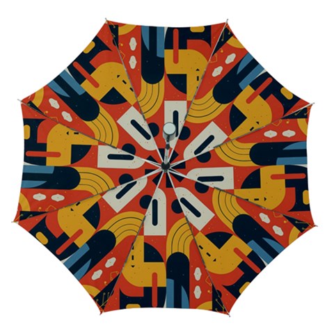 Abstract Pattern Design Automatic Folding Umbrella with Case (Medium) from ArtsNow.com