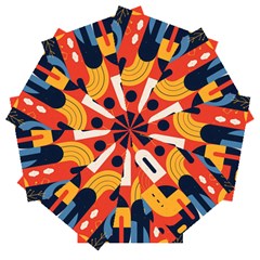 Abstract Pattern Design Automatic Folding Umbrella with Case (Medium) from ArtsNow.com