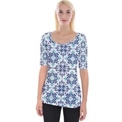 Wide Neckline T-Shirt 