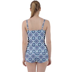 Tie Front Two Piece Tankini 