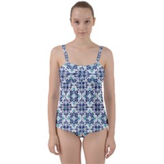 Twist Front Tankini Set 