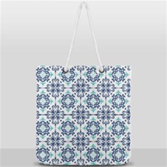 Full Print Rope Handle Tote (Large) 