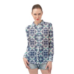 Long Sleeve Chiffon Shirt 