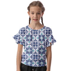 Kids  Cut Out Flutter Sleeves 