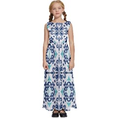 Kids  Satin Sleeveless Maxi Dress 