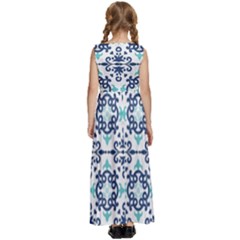 Kids  Satin Sleeveless Maxi Dress 