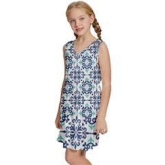 Kids  Sleeveless Tiered Mini Dress 