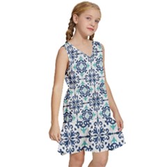 Kids  Sleeveless Tiered Mini Dress 