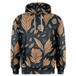 Background Pattern Leaves Texture Men s Overhead Hoodie