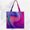 Zipper Grocery Tote Bag 