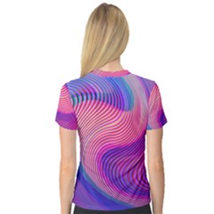 V-Neck Sport Mesh T-Shirt 