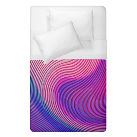 Swirl Twirl Design Pattern Purple Duvet Cover (Single Size) from ArtsNow.com