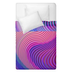 Swirl Twirl Design Pattern Purple Duvet Cover Double Side (Single Size) from ArtsNow.com