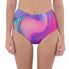 Reversible High-Waist Bikini Bottoms 