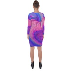 Asymmetric Cut-Out Shift Dress 