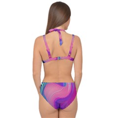 Double Strap Halter Bikini Set 