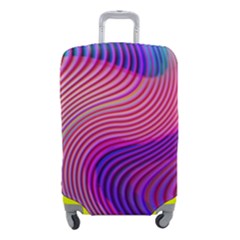 Swirl Twirl Design Pattern Purple Luggage Cover (Small) from ArtsNow.com