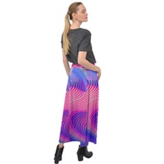 Velour Split Maxi Skirt 