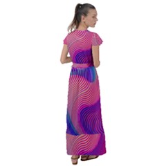 Flutter Sleeve Maxi Dress 