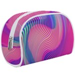 Swirl Twirl Design Pattern Purple Make Up Case (Large)