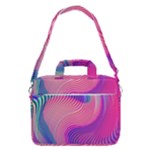 Swirl Twirl Design Pattern Purple MacBook Pro 13  Shoulder Laptop Bag 