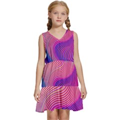 Kids  Sleeveless Tiered Mini Dress 