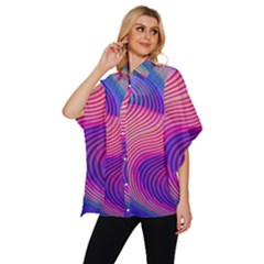 Women s Batwing Button Up Shirt 