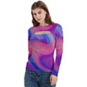 Women s Cut Out Long Sleeve T-Shirt 