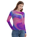 Women s Cut Out Long Sleeve T-Shirt 